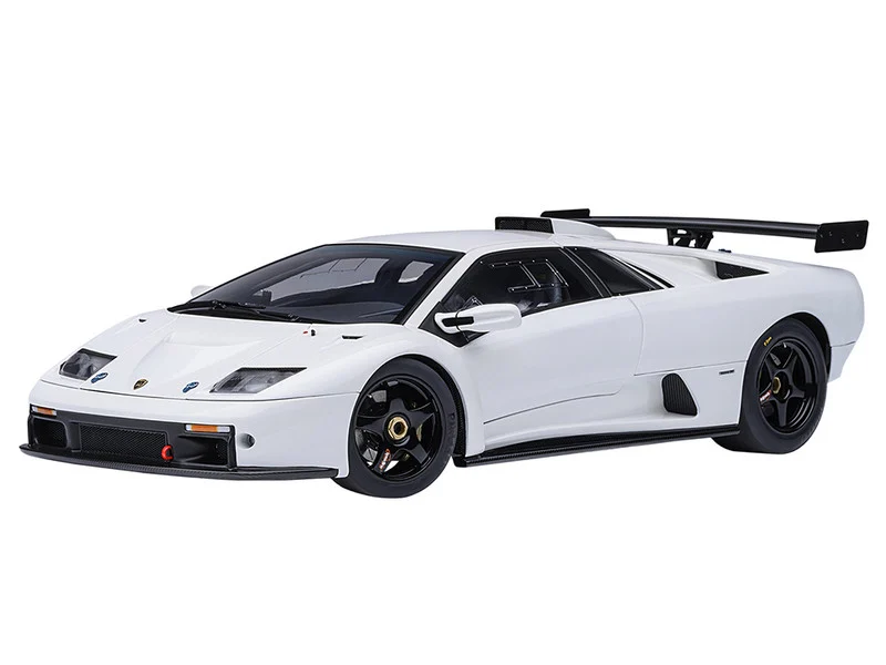 Lamborghini Diablo GTR Impact White 1/18 Model Car by Autoart - Lamborghini Models
