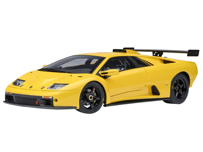 Lamborghini Diablo GTR Superfly Yellow 1/18 Model Car by Autoart - Lamborghini Models