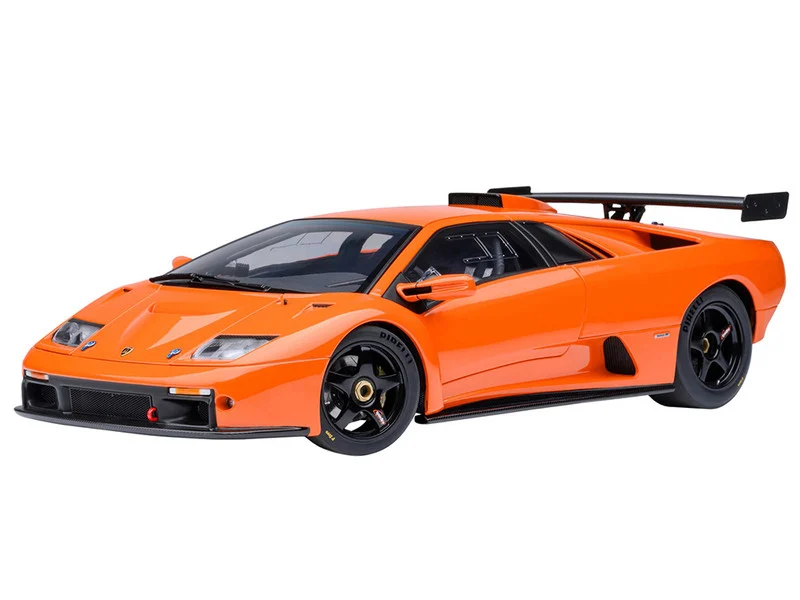Lamborghini Diablo GTR Arancio Ishtar Orange 1/18 Model Car by Autoart - Lamborghini Models