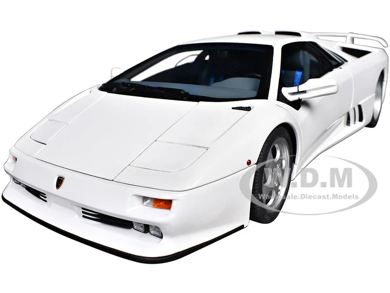 Lamborghini Diablo SE30 Jota Impact White 1/18 Model Car by Autoart - Lamborghini Models