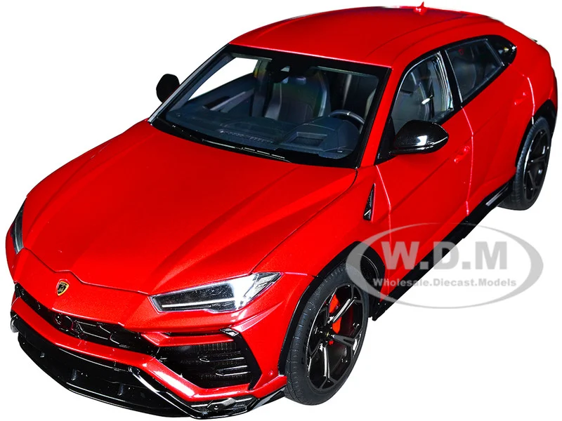 Lamborghini Urus Rosso Efesto Pearl Red 1/18 Model Car by Autoart - Lamborghini Models