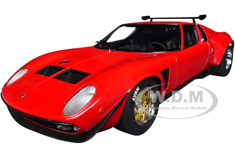 Lamborghini Miura SVR Jota Red 1/18 Model Car by Autoart - Lamborghini Models