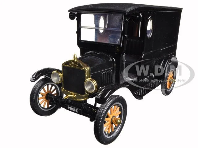 1925 Ford Model T Paddy Wagon Black 1/24 Diecast Model Car by Motormax - Ford Models