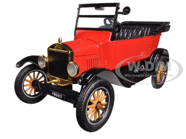 1925 Ford Model T Touring Red 1/24 Diecast Model Car by Motormax - Ford Models