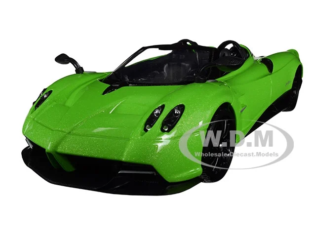 Pagani Huayra Roadster Green 1/24 Diecast Model Car by Motormax - Pagani Models