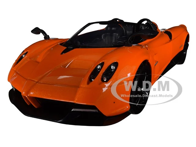 Pagani Huayra Roadster Orange 1/24 Diecast Model Car by Motormax - Pagani Models