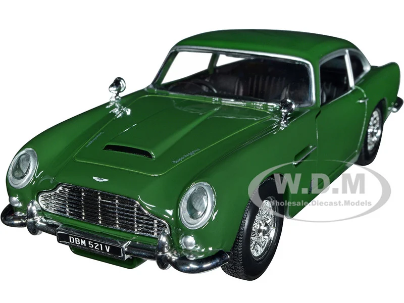 Aston Martin DB5 RHD (Right Hand Drive) Dark Green "Timeless Legends" Series 1/24 Diecast Model Car by Motormax - Aston Martin Models