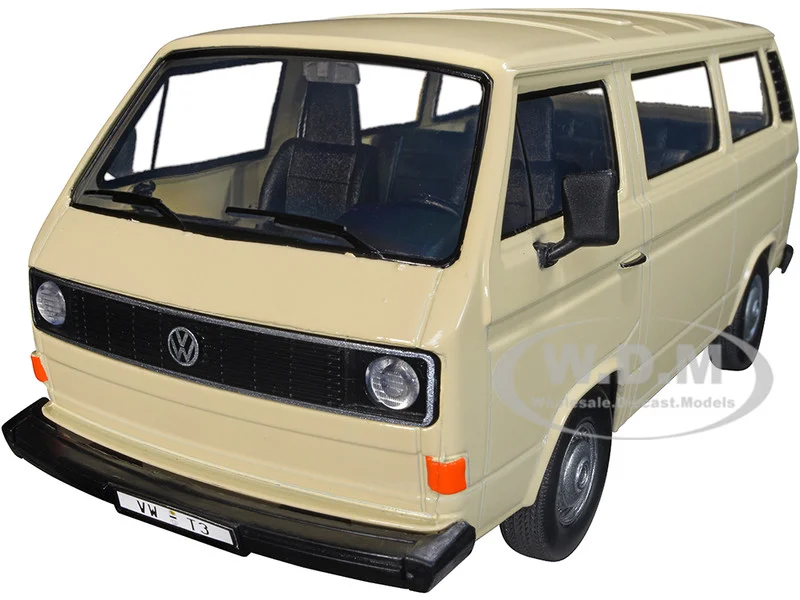 Volkswagen Type 2 (T3) Van Beige "Timeless Legends" Series 1/24 Diecast Model Car by Motormax - Volkswagen Models