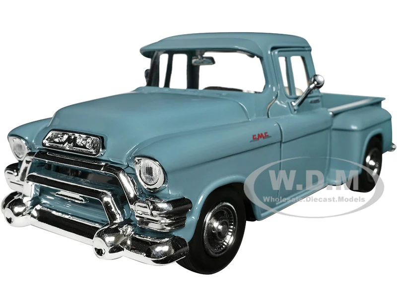 1955 GMC Blue Chip Pickup Truck Light Blue "Timeless Legends" Series 1/24 Diecast Model Car by Motormax - GMC Models