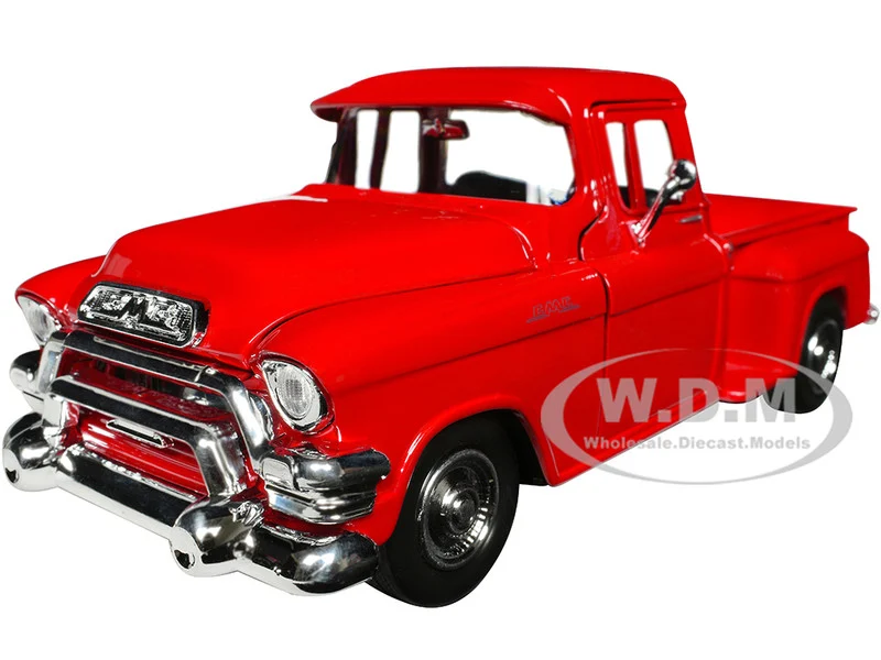 1955 GMC Blue Chip Pickup Truck Red "Timeless Legends" Series 1/24 Diecast Model Car by Motormax - GMC Models