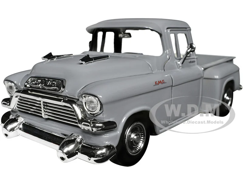 1957 GMC Blue Chip Pickup Truck Gray "Timeless Legends" Series 1/24 Diecast Model Car by Motormax - GMC Models