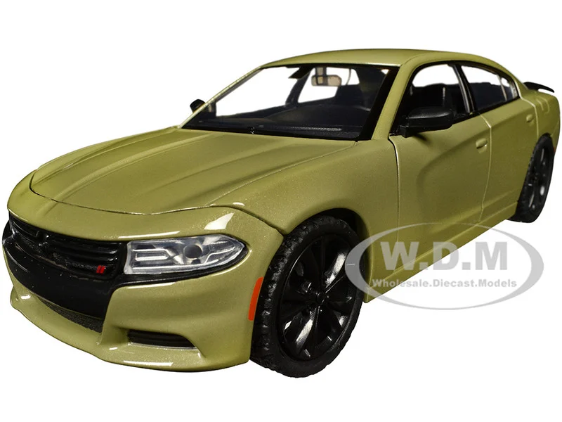 2023 Dodge Charger SXT Green Metallic "Timeless Legends" Series 1/24 Diecast Model Car by Motormax - Dodge Models