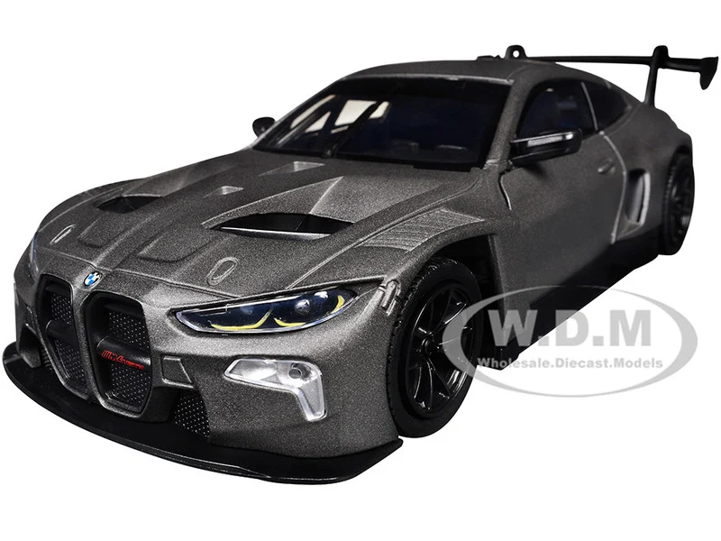 BMW M4 GT3 Matt Black "Timeless Legends" Series 1/24 Diecast Model Car by Motormax - BMW Models