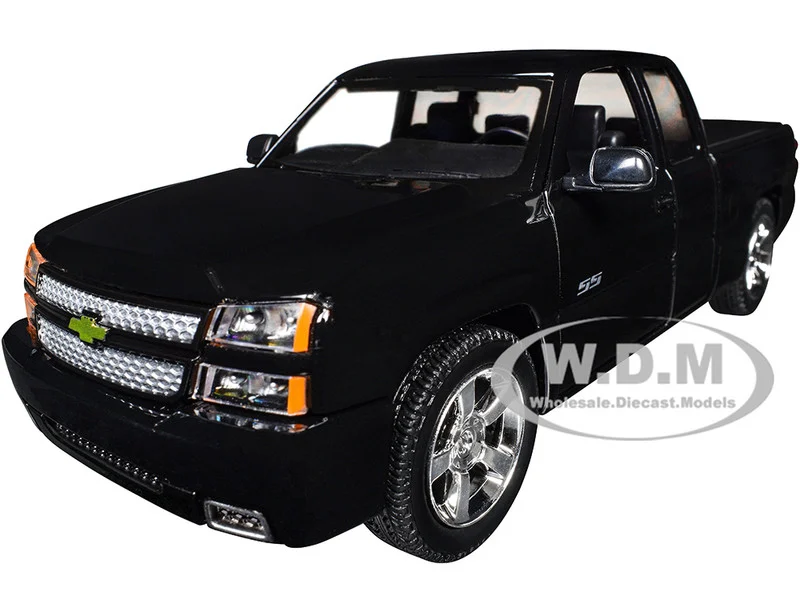 2006 Chevrolet Silverado SS Pickup Truck Black "Timeless Legends" Series 1/25 Diecast Model Car by Motormax - Chevrolet Models