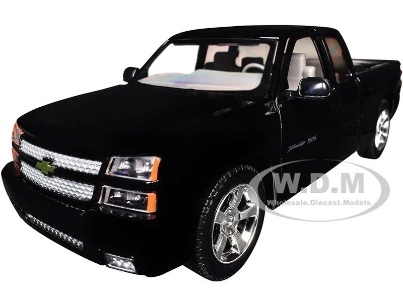 2006 Chevrolet Silverado Intimidator SS Pickup Truck Black "Timeless Legends" Series 1/25 Diecast Model Car by Motormax - Chevrolet Models