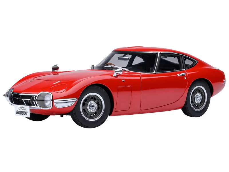 1967 Toyota 2000GT RHD (Right Hand Drive) Red 1/18 Model Car by Autoart - Toyota Models