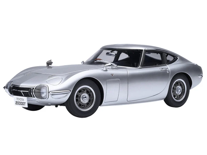 1967 Toyota 2000GT RHD (Right Hand Drive) Silver Metallic 1/18 Model Car by Autoart - Toyota Models