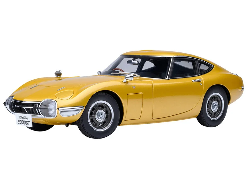1967 Toyota 2000GT RHD (Right Hand Drive) Gold Metallic 1/18 Model Car by Autoart - Toyota Models