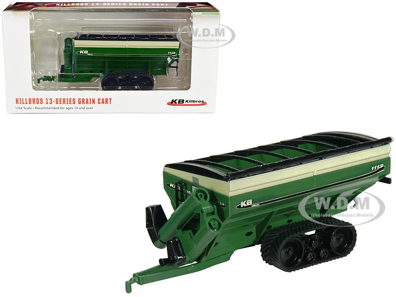 Killbros 1113 Grain Cart with Tracks Green 1/64 Diecast Model by SpecCast - Tractors & Farm Models