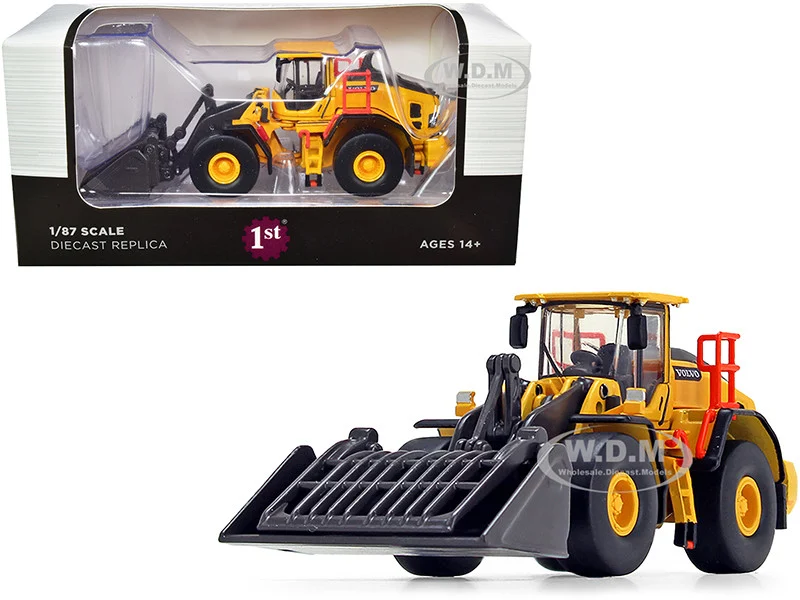 Volvo L180H Refuse Wheel Loader 1/87 (HO) Diecast Model by First Gear - Volvo Models