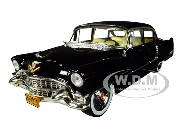 1955 Cadillac Fleetwood Series 60 Black "The Godfather" (1972) Movie 1/24 Diecast Model Car by Greenlight - Cadillac Models