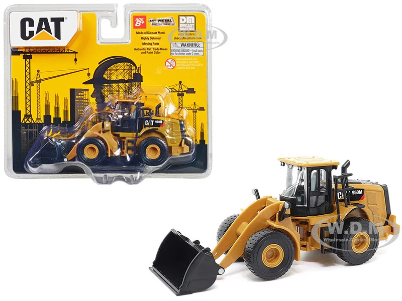 CAT Caterpillar 950M Wheel Loader Yellow 1/64 Diecast Model by Diecast Masters - Construction Models