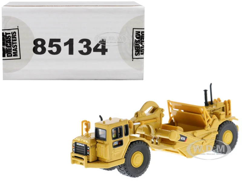 CAT Caterpillar 627G Wheeled Scraper Tractor with Operator "High Line" Series 1/87 (HO) Diecast Model by Diecast Masters - Construction Models