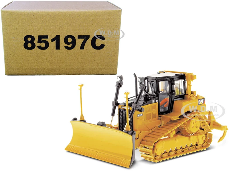CAT Caterpillar D6T XW VPAT Track Type Tractor with AccuGrade GPS Technology and Operator "Core Classics" Series 1/50 Diecast Model by Diecast Masters - Construction Models
