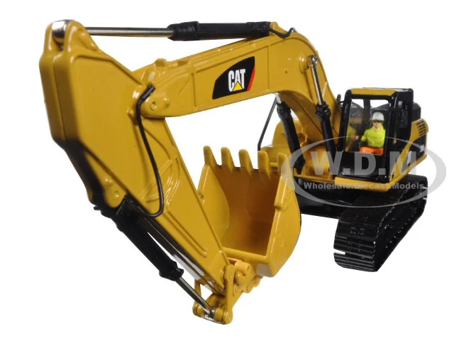 CAT Caterpillar 330D L Hydraulic Excavator with Operator "Core Classics Series" 1/50 Diecast Model by Diecast Masters - Construction Models