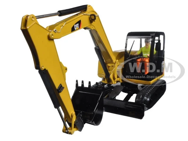 CAT Caterpillar 308E2 CR SB Mini Hydraulic Excavator with Working Tools and Operator "Core Classics" Series 1/32 Diecast Model by Diecast Masters - Construction Models