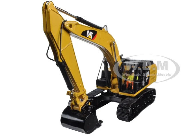 CAT Caterpillar 336E H Hybrid Hydraulic Excavator with Operator "Core Classics" Series 1/50 Diecast Model by Diecast Masters - Construction Models