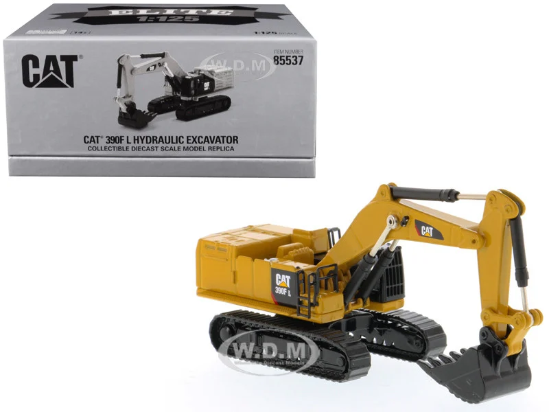 CAT Caterpillar 390F L Hydraulic Excavator "Elite Series" 1/125 Diecast Model by Diecast Masters - Construction Models