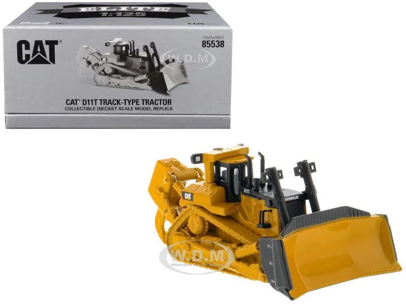 CAT Caterpillar D11T Track Type Tractor "Elite Series" 1/125 Diecast Model by Diecast Masters - Construction Models