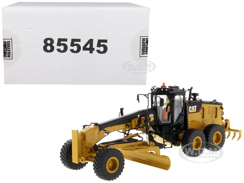 CAT Caterpillar 14M3 Motor Grader with Operator "High Line Series" 1/50 Diecast Model by Diecast Masters - Construction Models