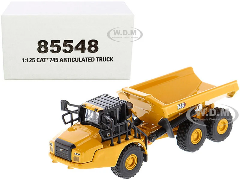 CAT Caterpillar 745 Articulated Dump Truck "High Line" Series 1/125 Diecast Model by Diecast Masters - Construction Models