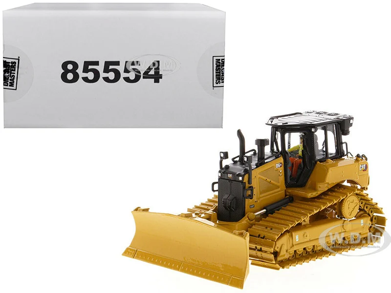 CAT Caterpillar D6 XE LGP Track Type Tractor Dozer with VPAT Blade and Operator "High Line" Series 1/50 Diecast Model by Diecast Masters - Construction Models