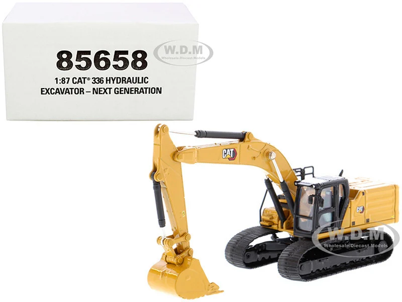 CAT Caterpillar 336 Next Generation Hydraulic Excavator "High Line" Series 1/87 (HO) Diecast Model by Diecast Masters - Construction Models