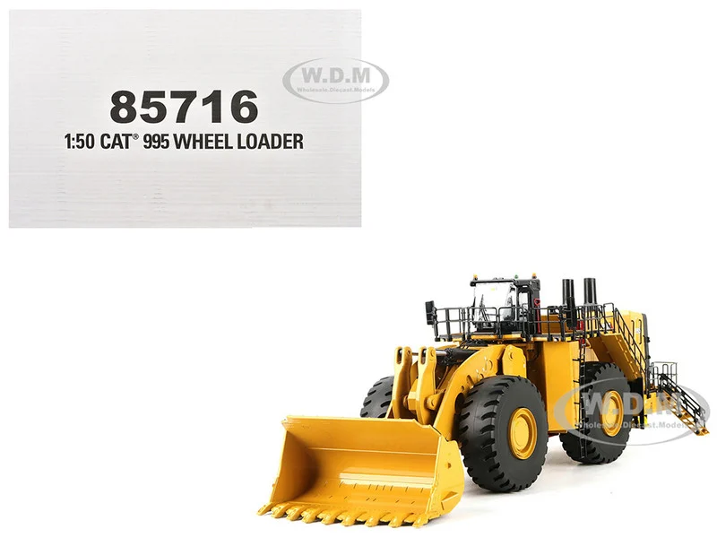 CAT Caterpillar 995 Wheel Loader Yellow "High Line Series" 1/50 Diecast Model by Diecast Masters - Construction Models