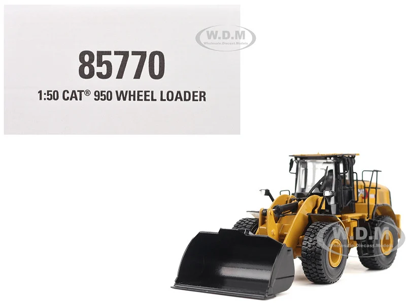 CAT Caterpillar 950 Wheel Loader Yellow "High Line" Series 1/50 Diecast Model by Diecast Masters - Construction Models