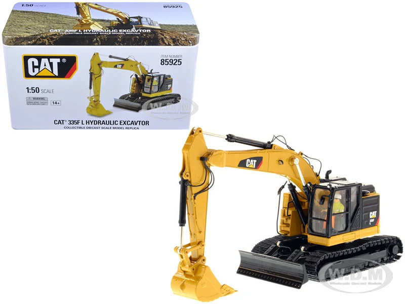 CAT Caterpillar 335F LCR with Operator "High Line Series" 1/50 Diecast Model by Diecast Masters - Construction Models