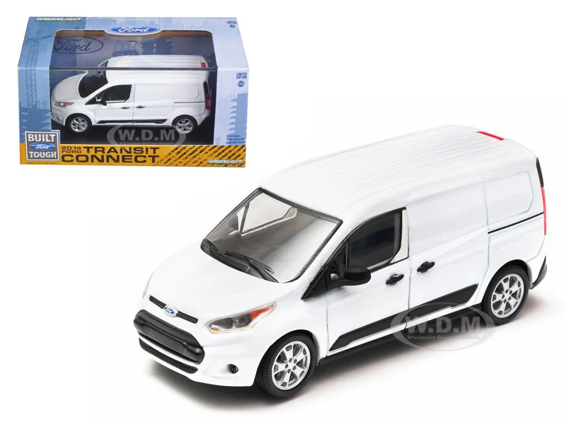 2014 Ford Transit Connect (V408) Van White 1/43 Diecast Model by Greenlight - Ford Models