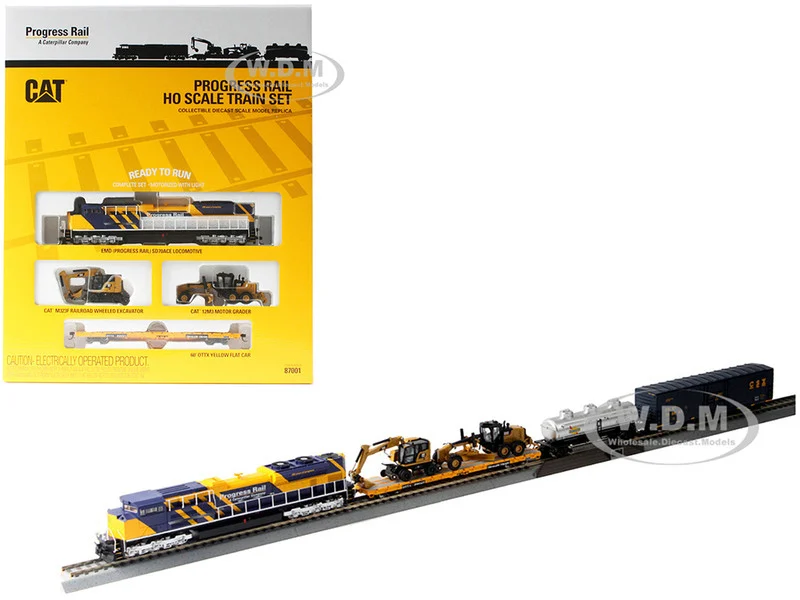 Progress Rail 100th Anniversary Train Set 1/87 (HO) Diecast Models by Diecast Masters - Other