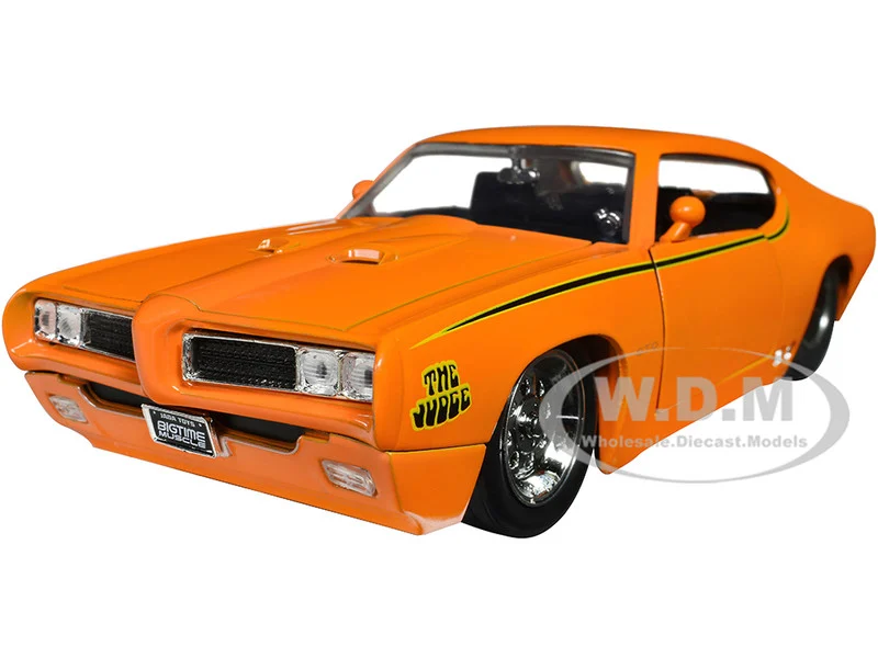 1969 Pontiac GTO Judge Pro Stock Orange 1/24 Diecast Car Model by Jada - Pontiac Models