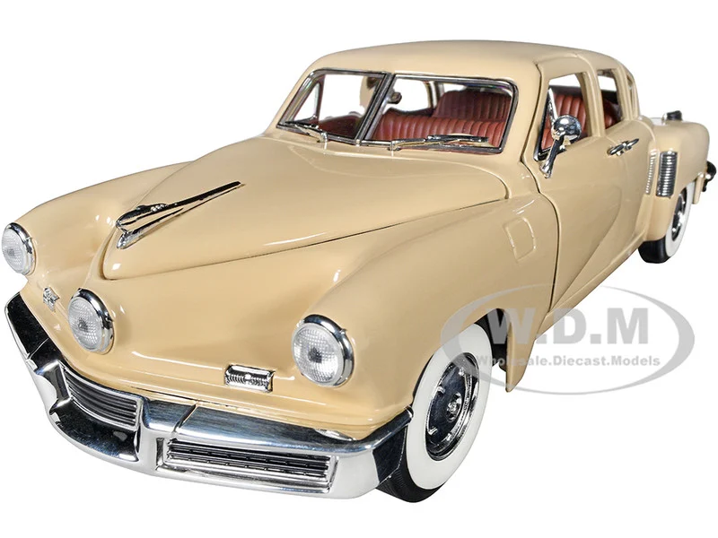 1948 Tucker Torpedo Cream 1/18 Diecast Model Car by Road Signature - Tucker Models