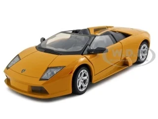 Lamborghini Murcielago Roadster Orange 1/24 Diecast Model Car by Motormax - Lamborghini Models