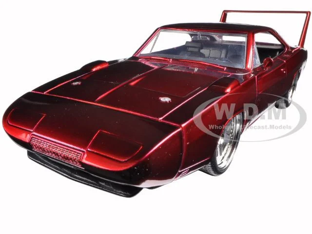1969 Dodge Charger Daytona Red "Fast & Furious 7" (2015) Movie 1/24 Diecast Model Car by Jada - Dodge Models
