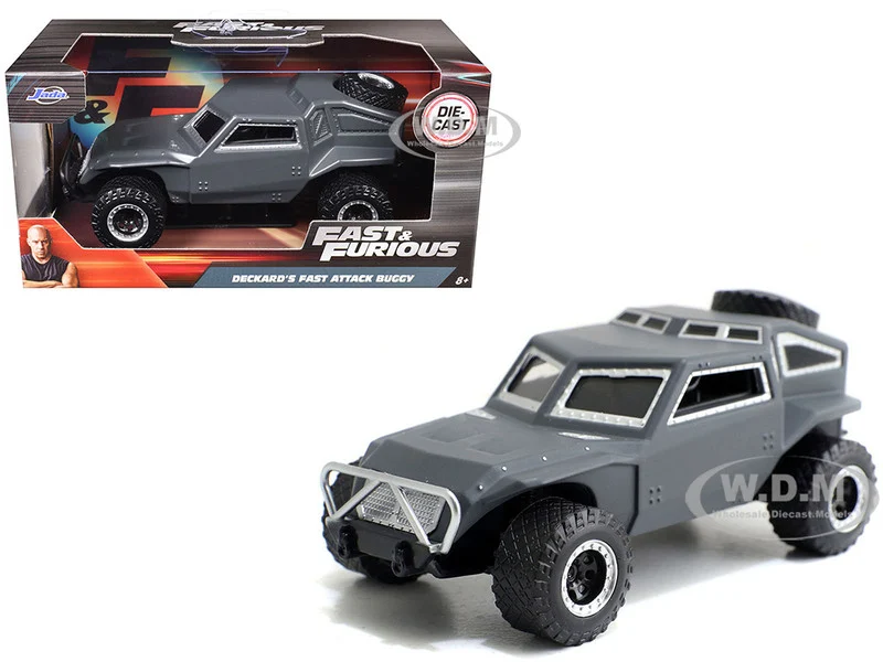 Deckard's Fast Attack Buggy Gray "Fast & Furious 7" Movie 1/32 Diecast Model Car by Jada - Movie/TV Series Models