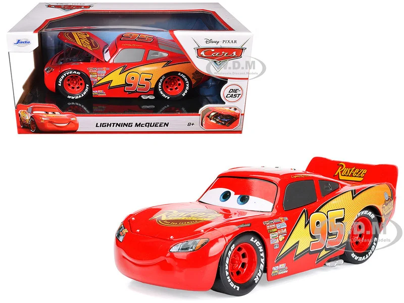 Lightning McQueen #95 Red Disney & Pixar "Cars" Movie "Hollywood Rides" Series by Jada - Movie/TV Series Models