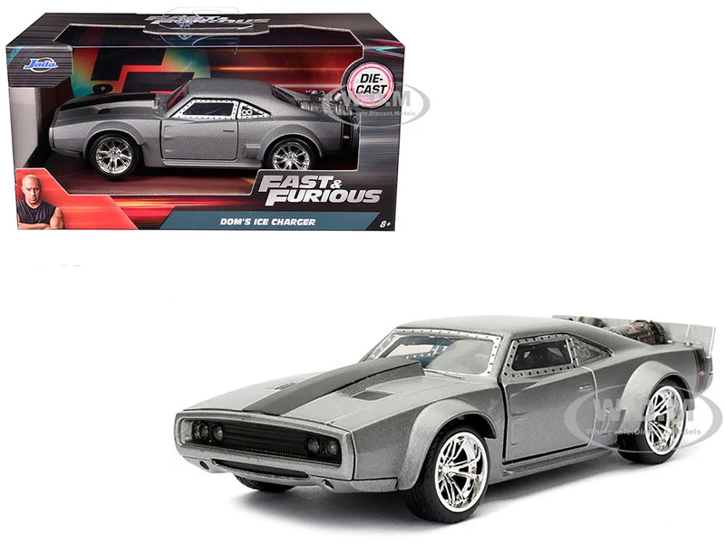 Dom's Ice Charger Fast & Furious F8 "The Fate of the Furious" Movie 1/32 Diecast Model Car by Jada - Dodge Models