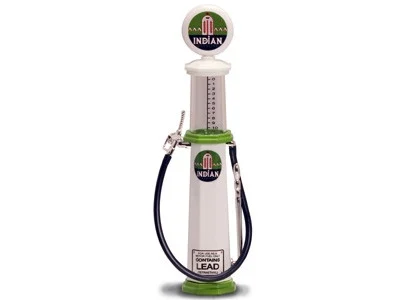 Indian Gasoline Vintage Gas Pump Cylinder 1/18 Diecast Replica by Road Signature - Accessories